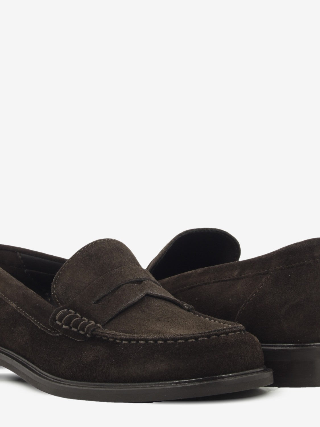 Mocassini in suede pepe