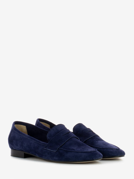 Mocassini in suede sfoderati abyss