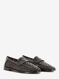 Mocassini intreccio testa di moro