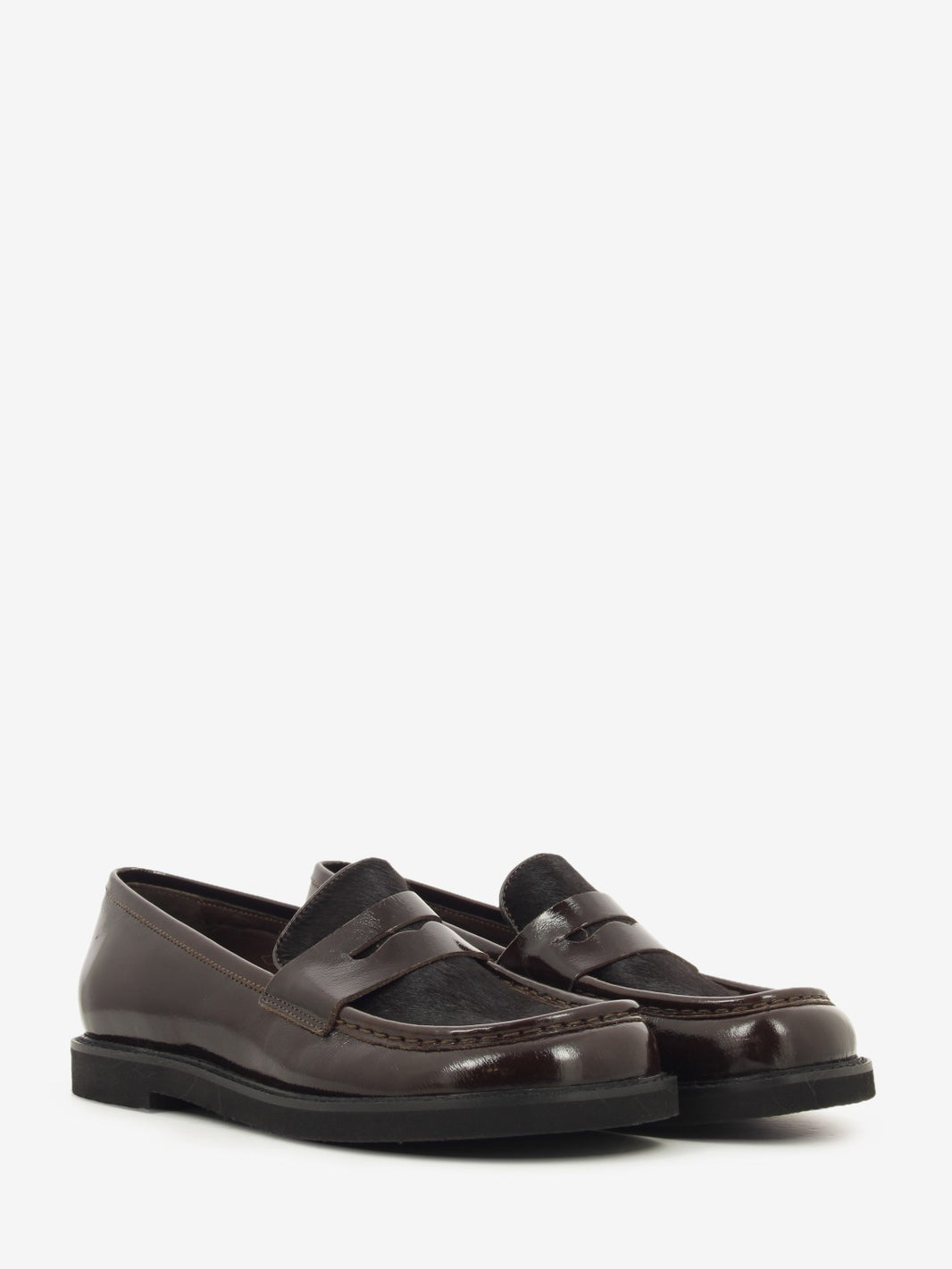 NAPLAK LOAFER/PONY HAIR COFFEE 9711_CAFFE