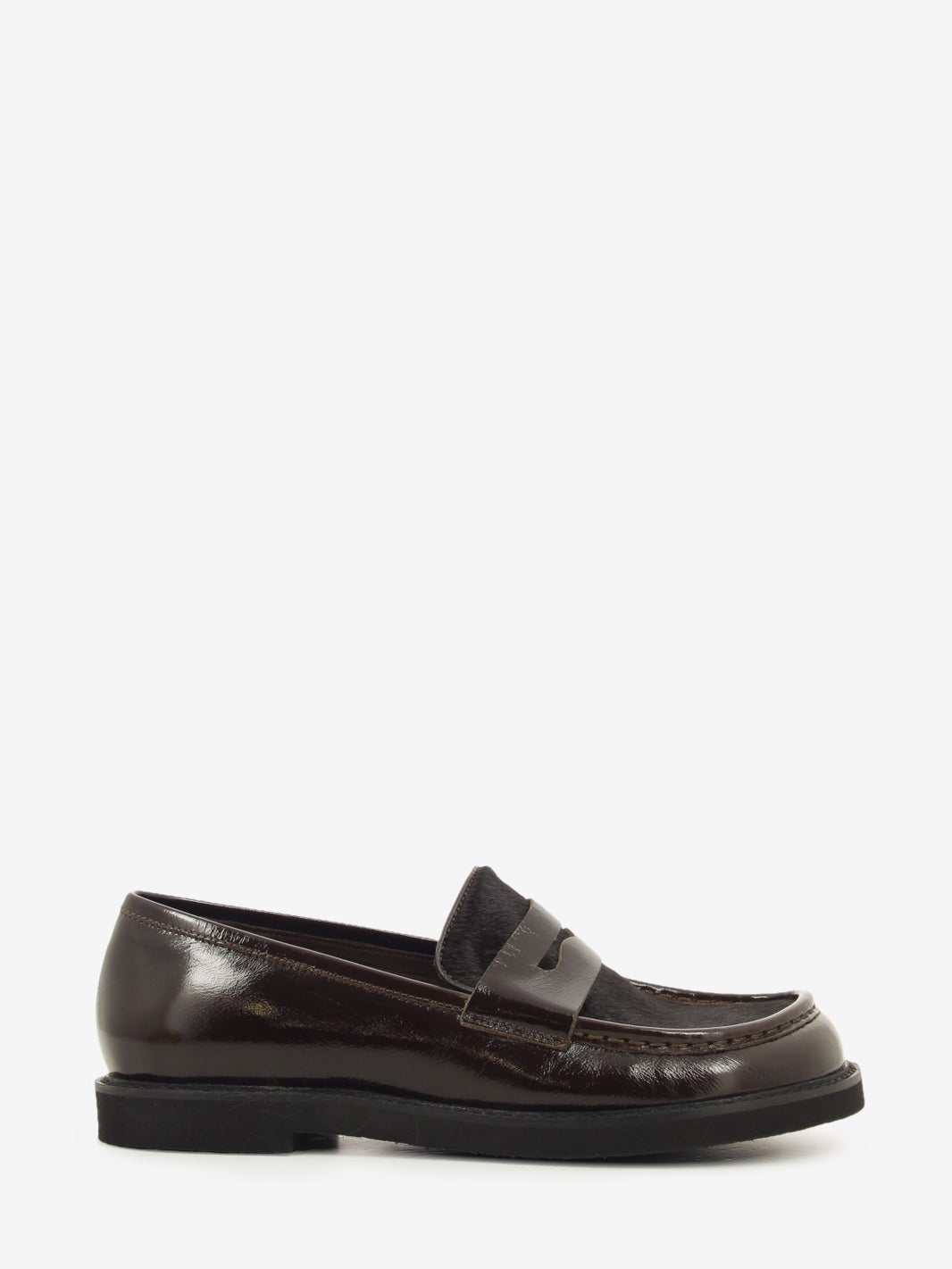 NAPLAK LOAFER/PONY HAIR COFFEE 9711_CAFFE
