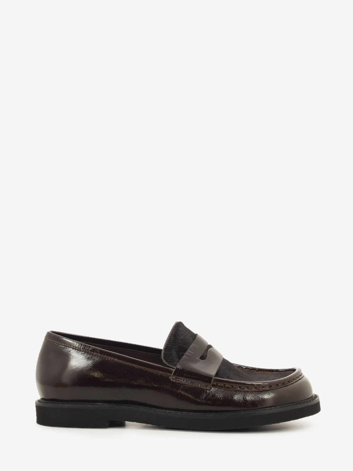 NAPLAK LOAFER/PONY HAIR COFFEE 9711_CAFFE