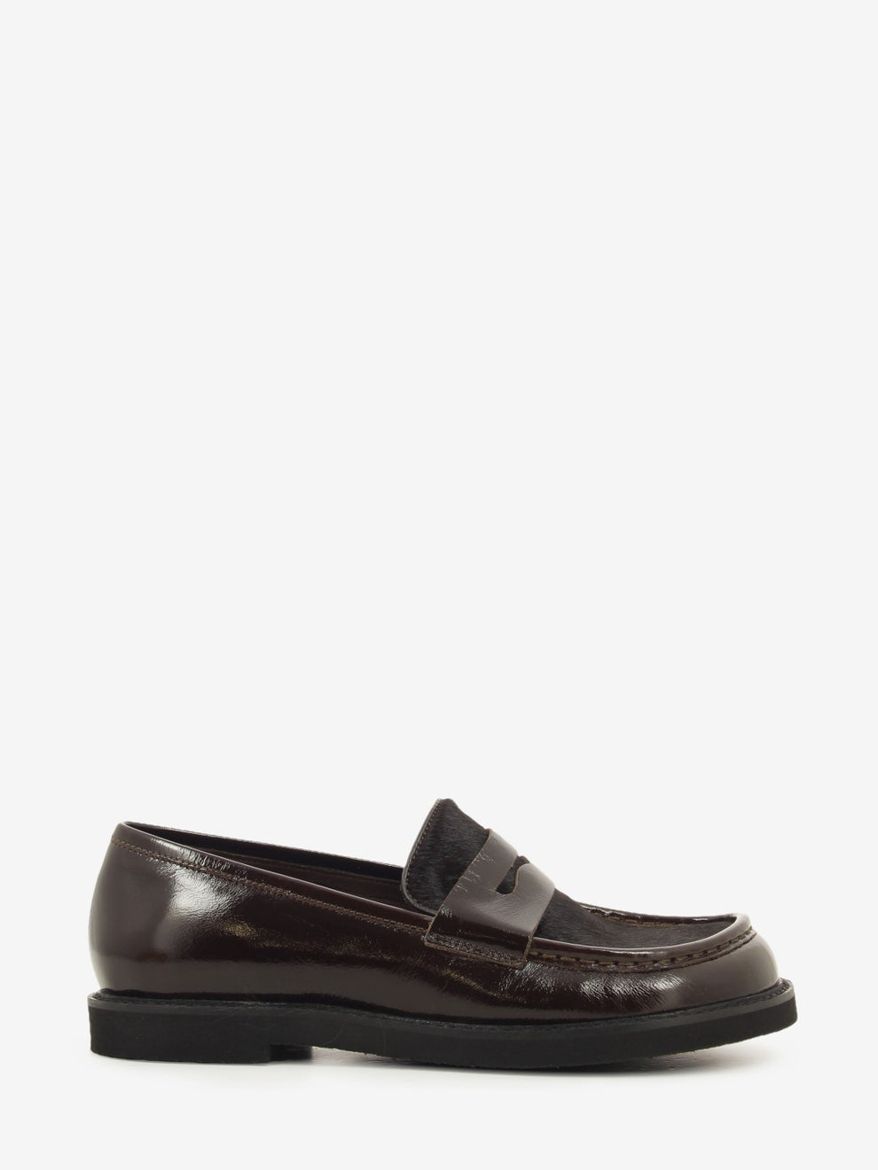NAPLAK LOAFER/PONY HAIR COFFEE 9711_CAFFE