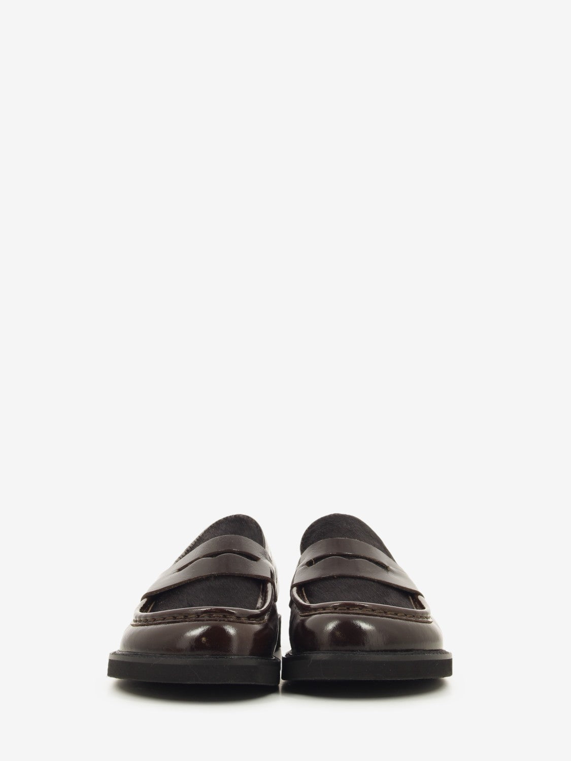 NAPLAK LOAFER/PONY HAIR COFFEE 9711_CAFFE