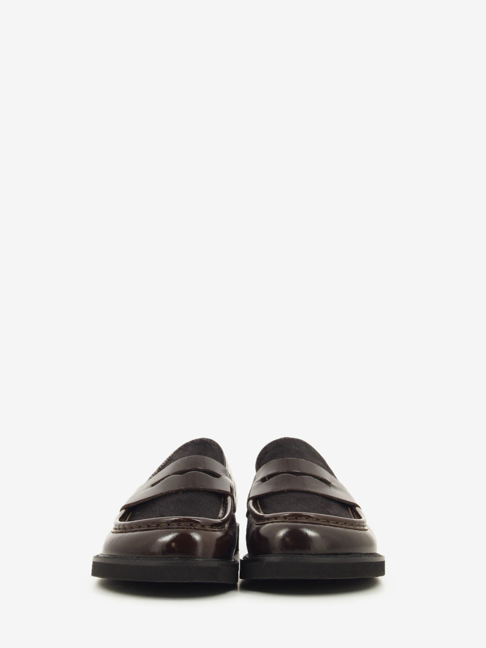NAPLAK LOAFER/PONY HAIR COFFEE 9711_CAFFE