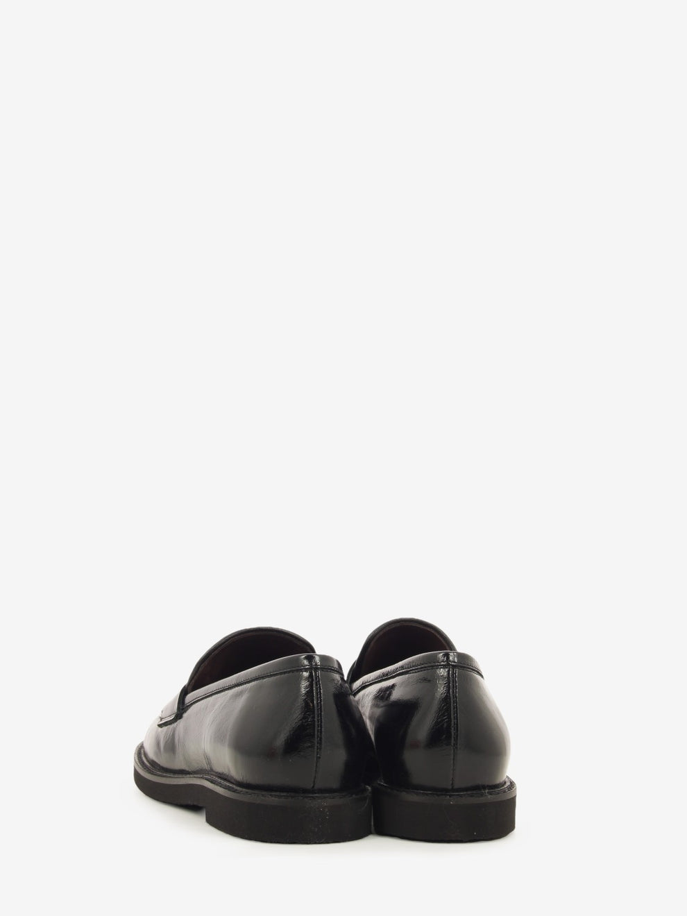 NAPLAK/PONY SKIN LOAFER BLACK 9711_BLACK