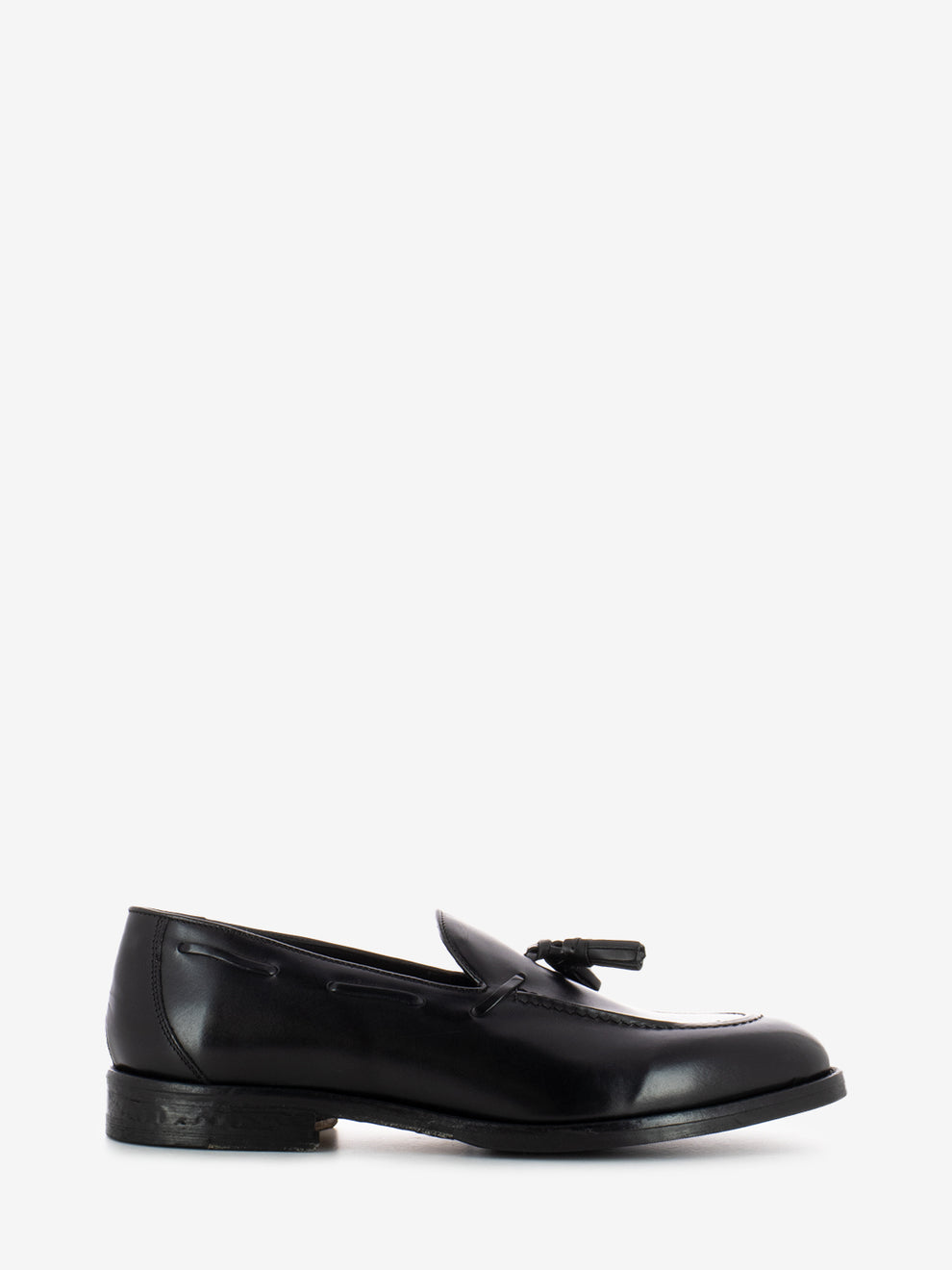 Black tassel loafer