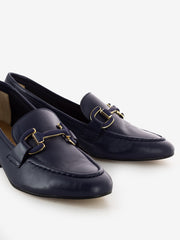 STIMM - Mocassino con tacco blu