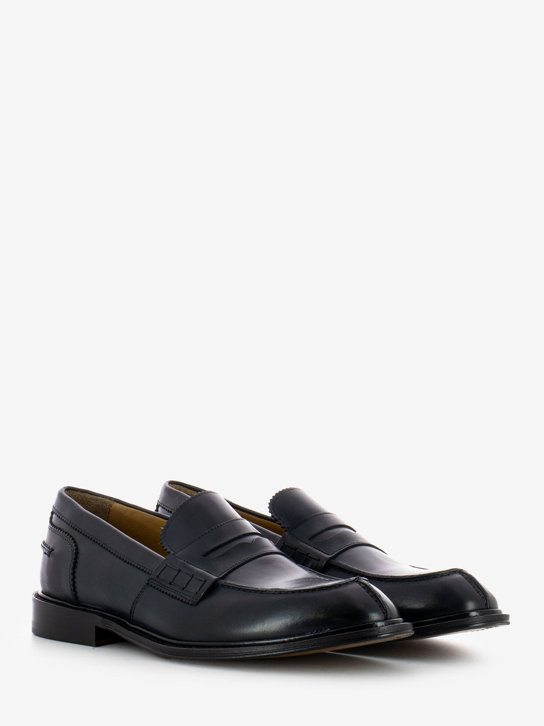 Crust Moccasin Penny Band Navy Blue