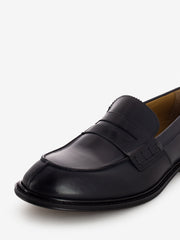 STIMM - Mocassino Crust fascia penny blu marino