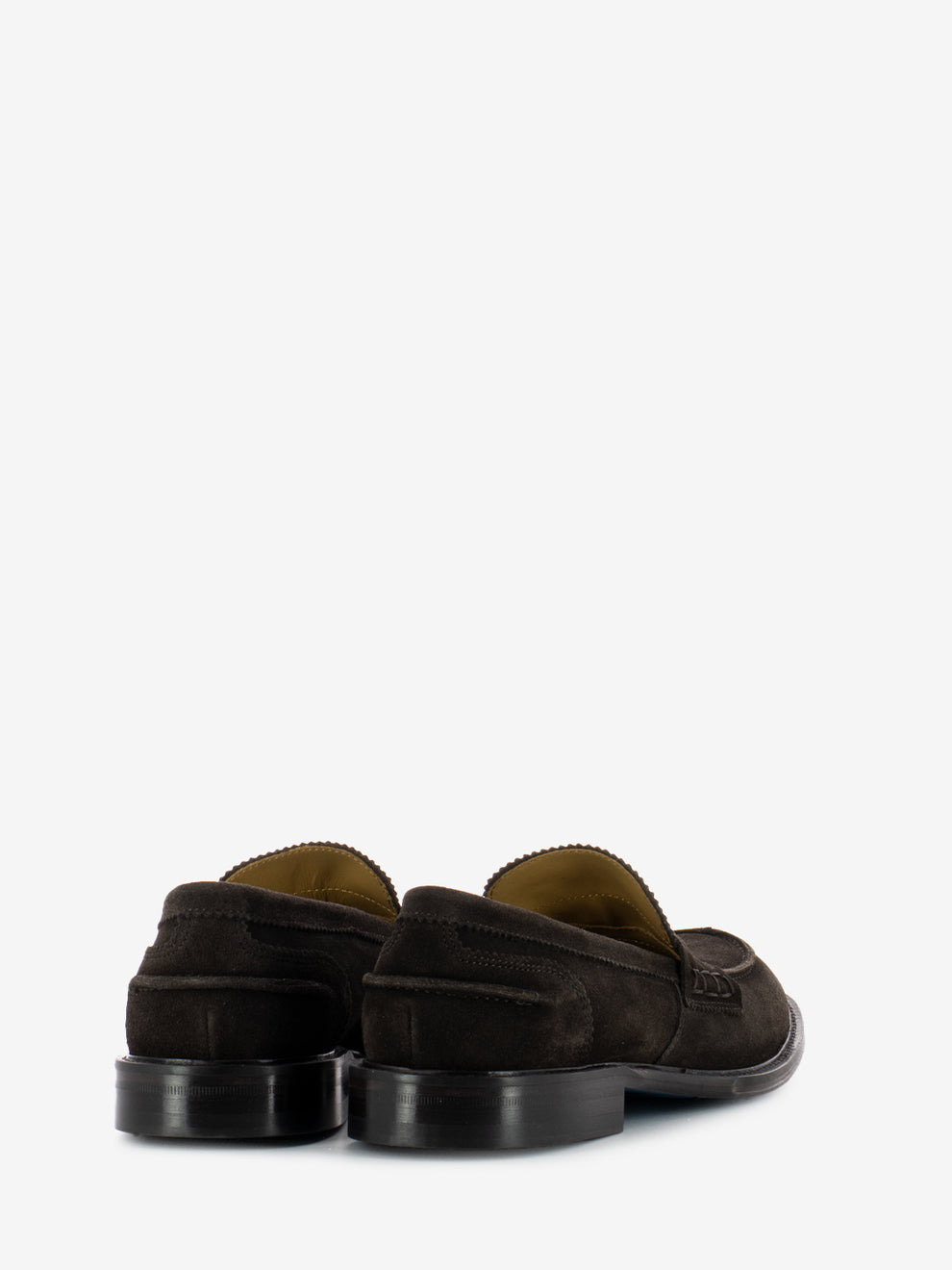 Dark brown suede moccasin