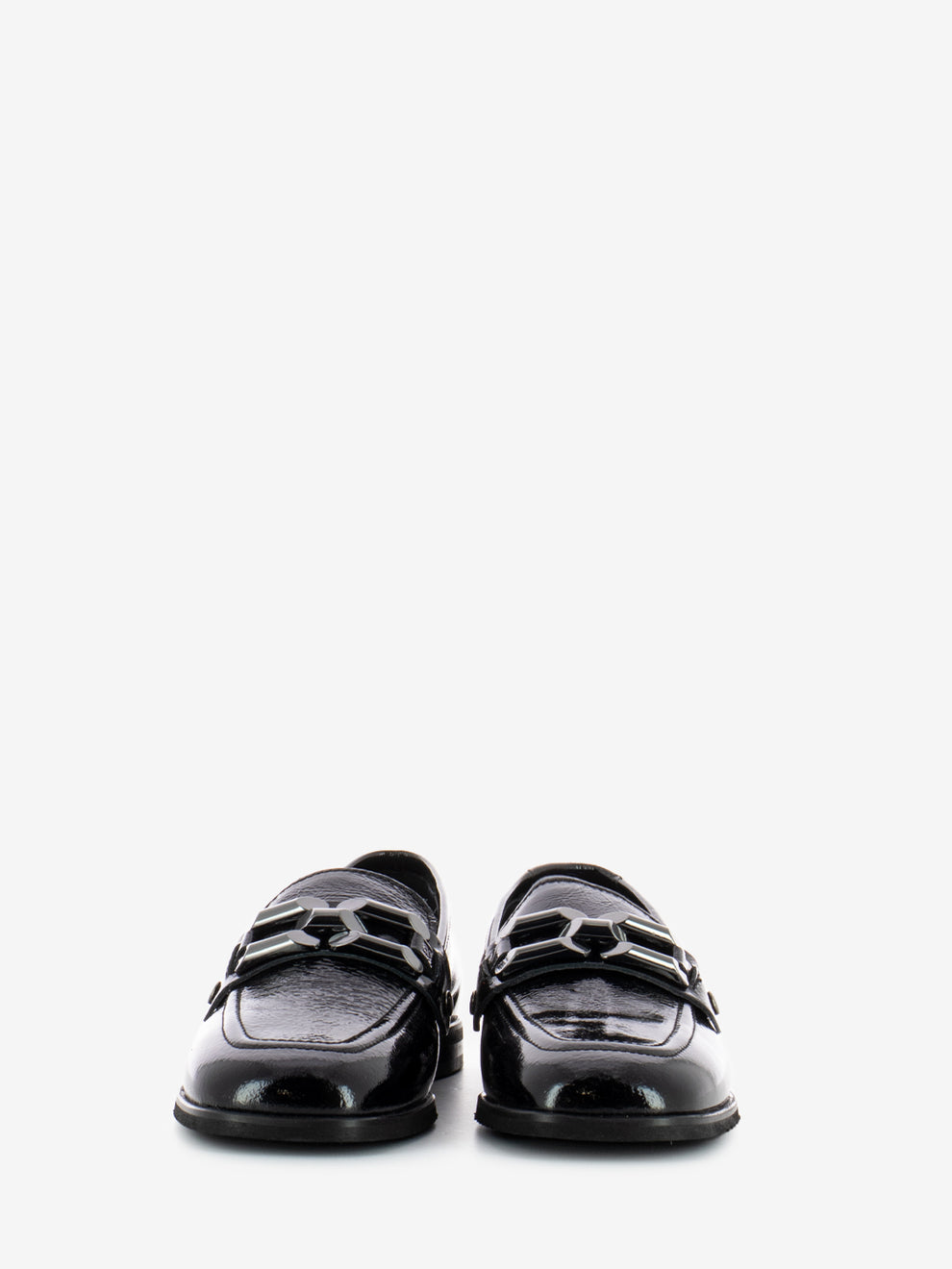 Black naplak moccasin