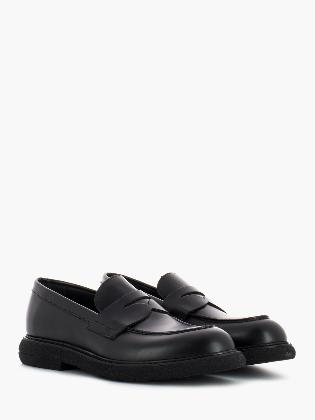Mocassino polish in pelle nero
