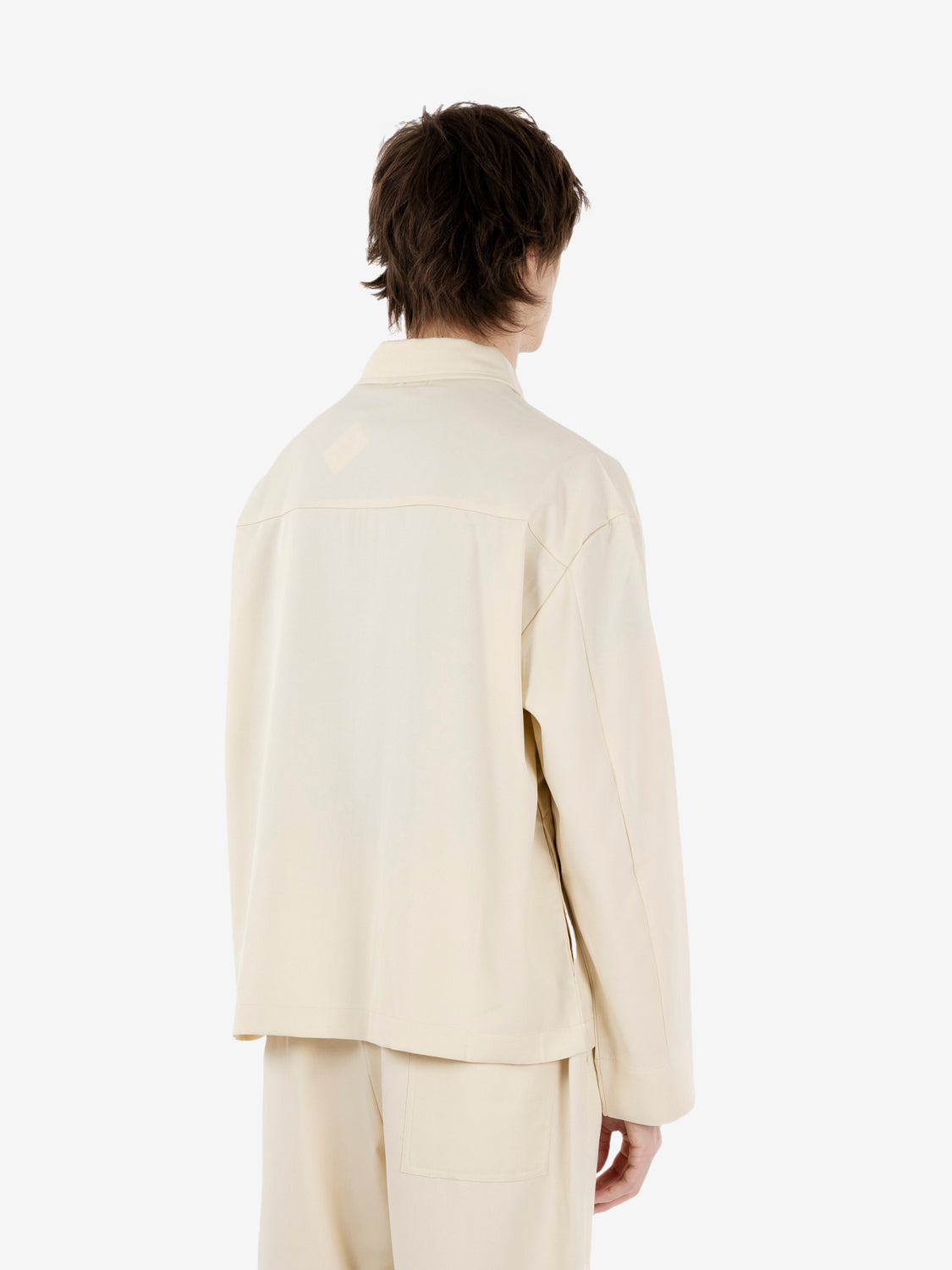 Overshirt boxfit ecru