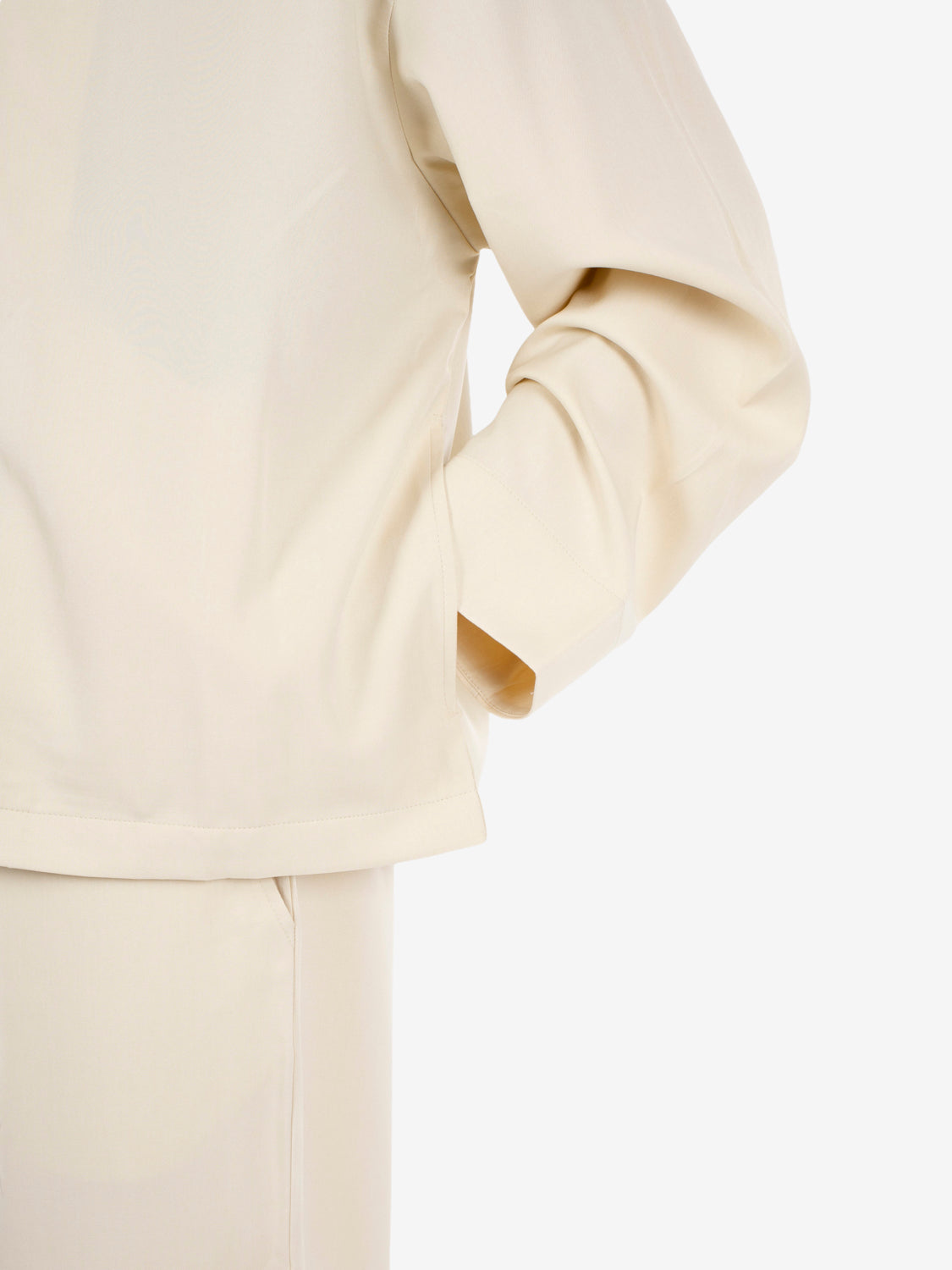 Overshirt boxfit ecru