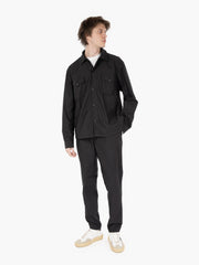 STIMM - Pantaloni Abel in cotone stretch nero