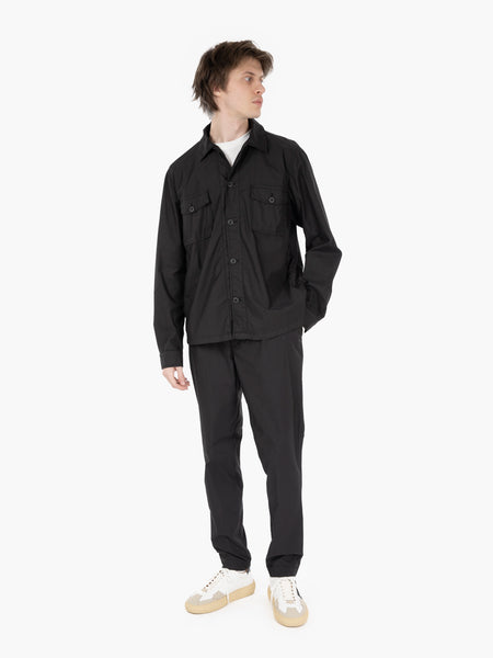 Pantaloni Abel in cotone stretch nero