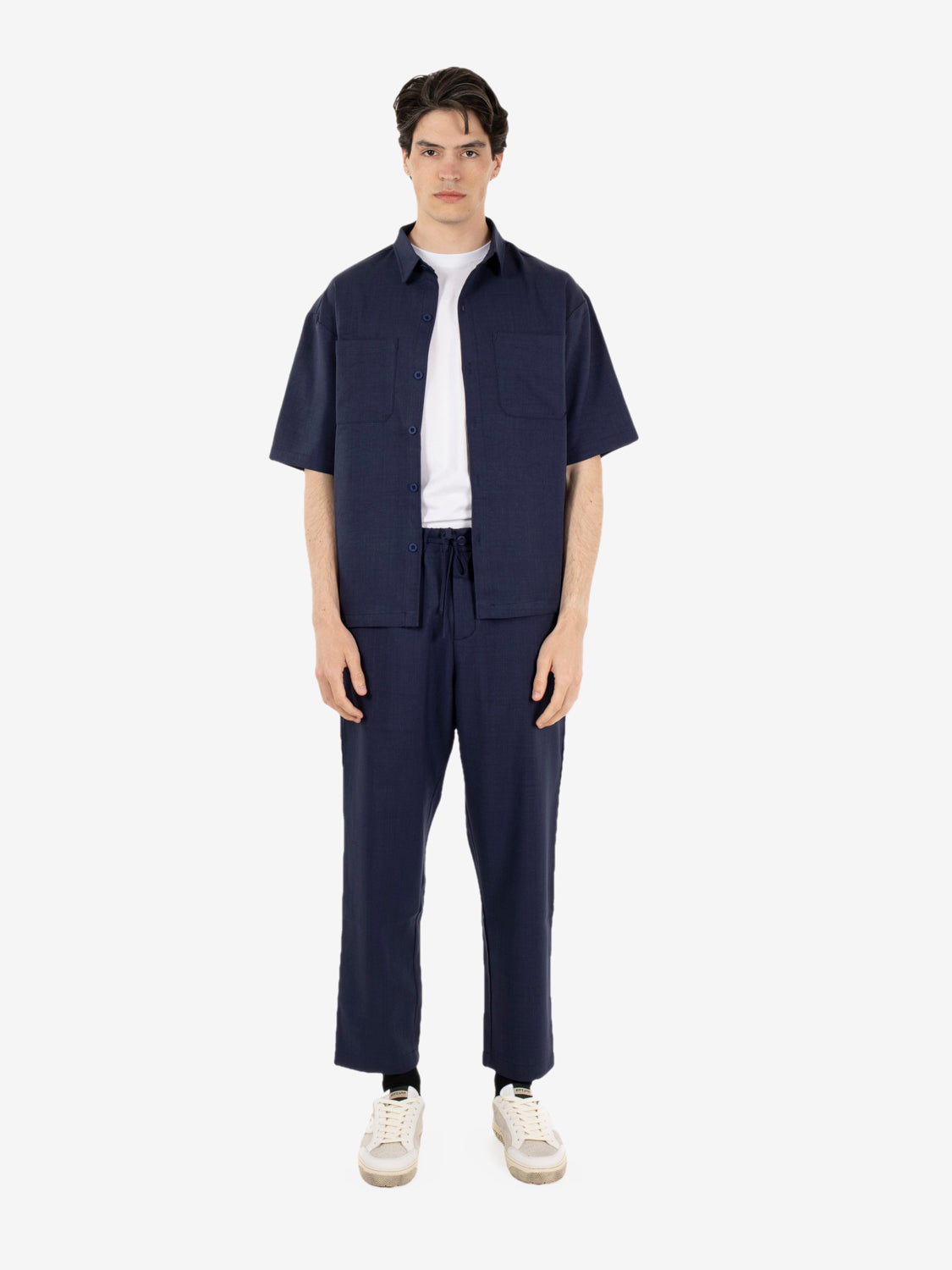 Overshirt regular blu