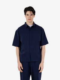 Overshirt regular blu