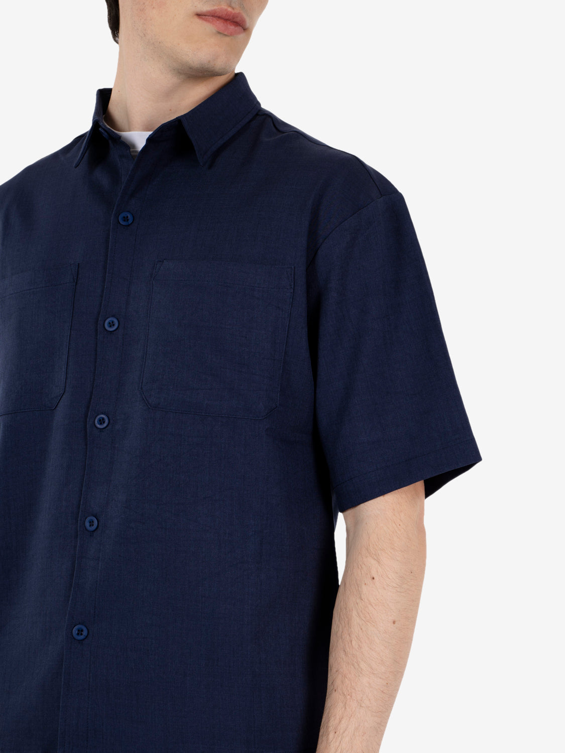 Overshirt regular blu