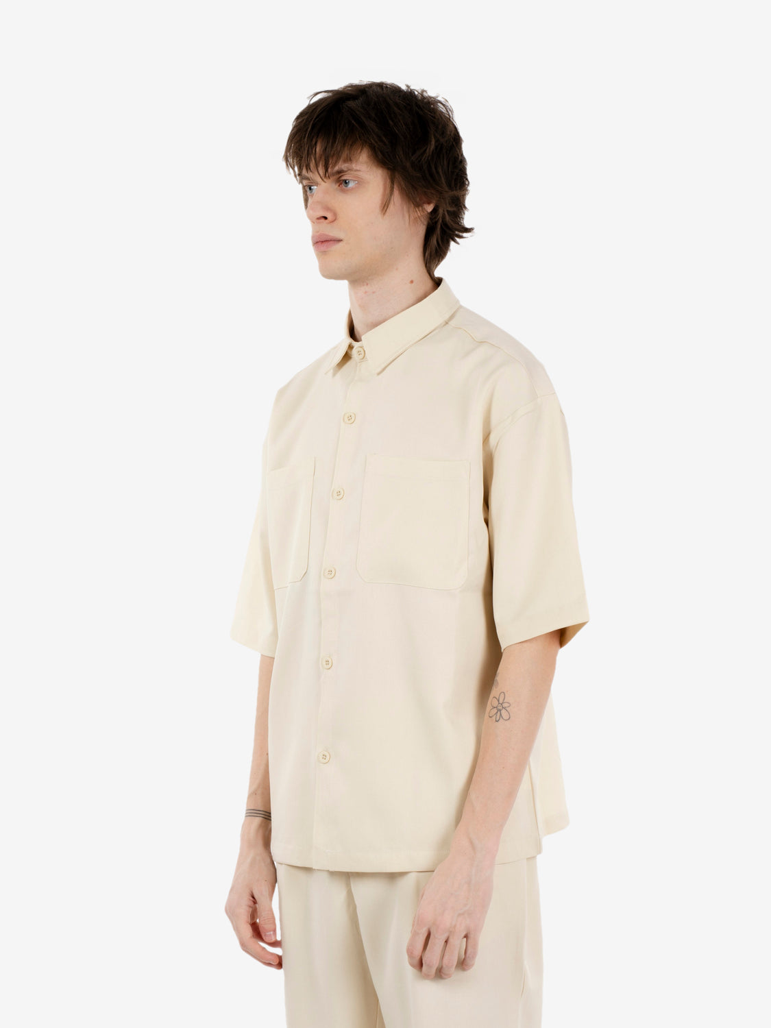 Overshirt regular ecru