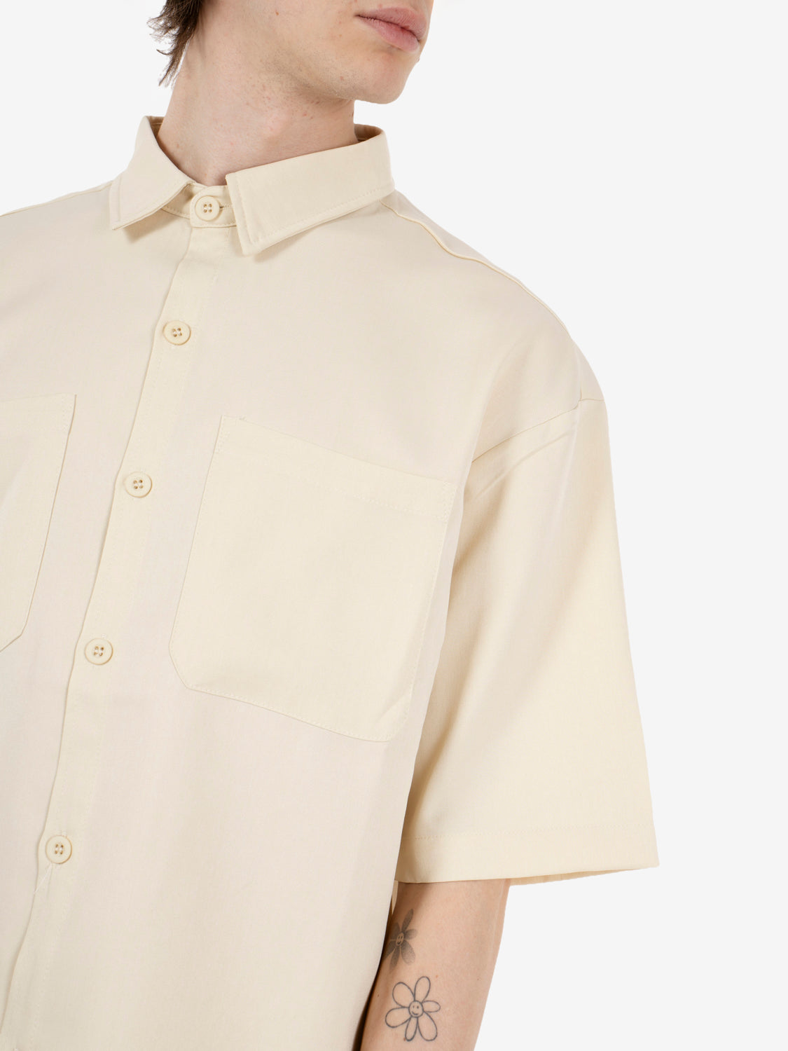 Overshirt regular ecru