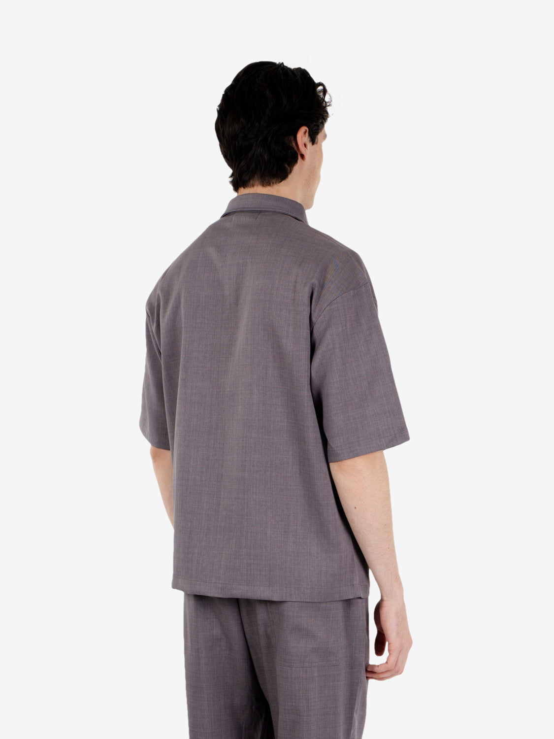 Overshirt regular grigio