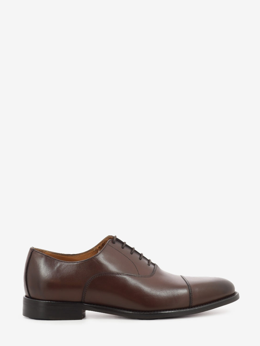 Oxford in pelle invecchiata marrone