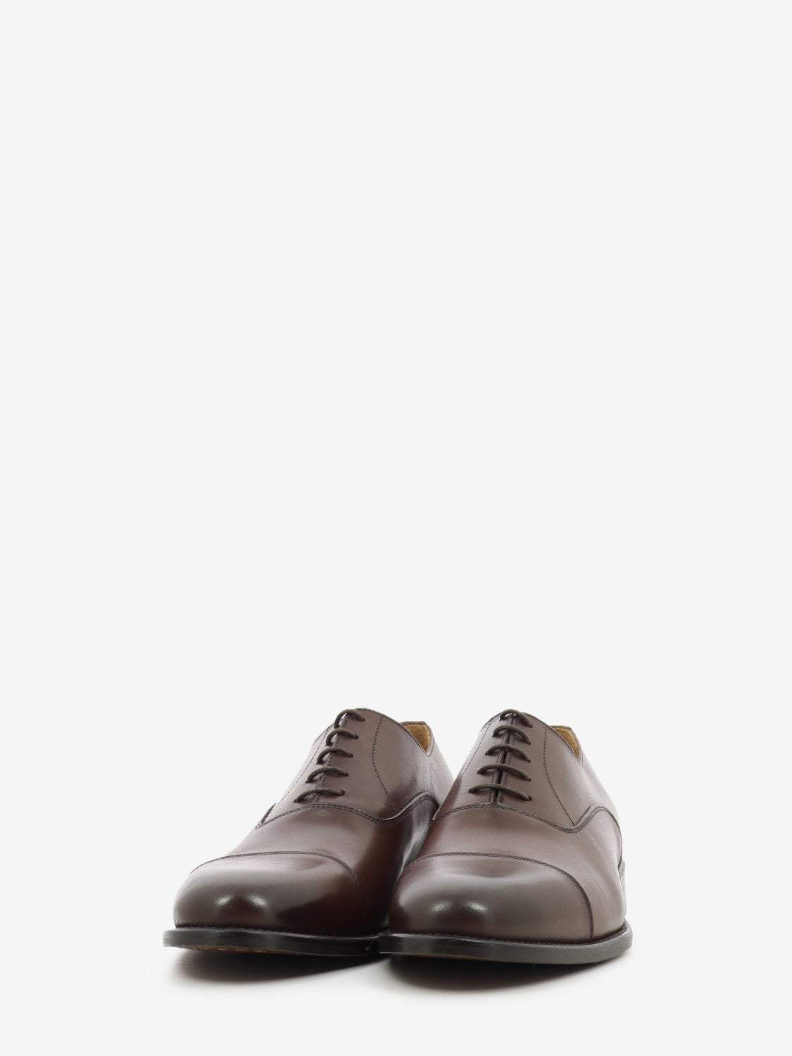 Oxford in pelle invecchiata marrone