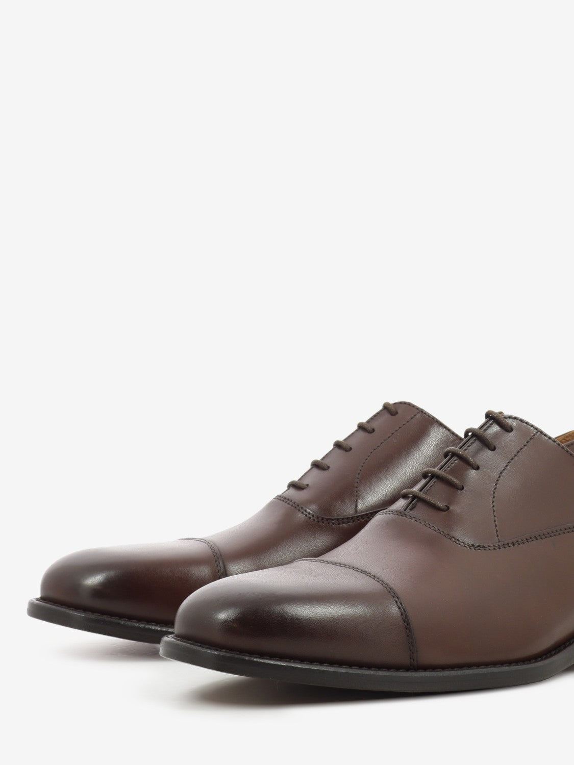 Oxford in pelle invecchiata marrone