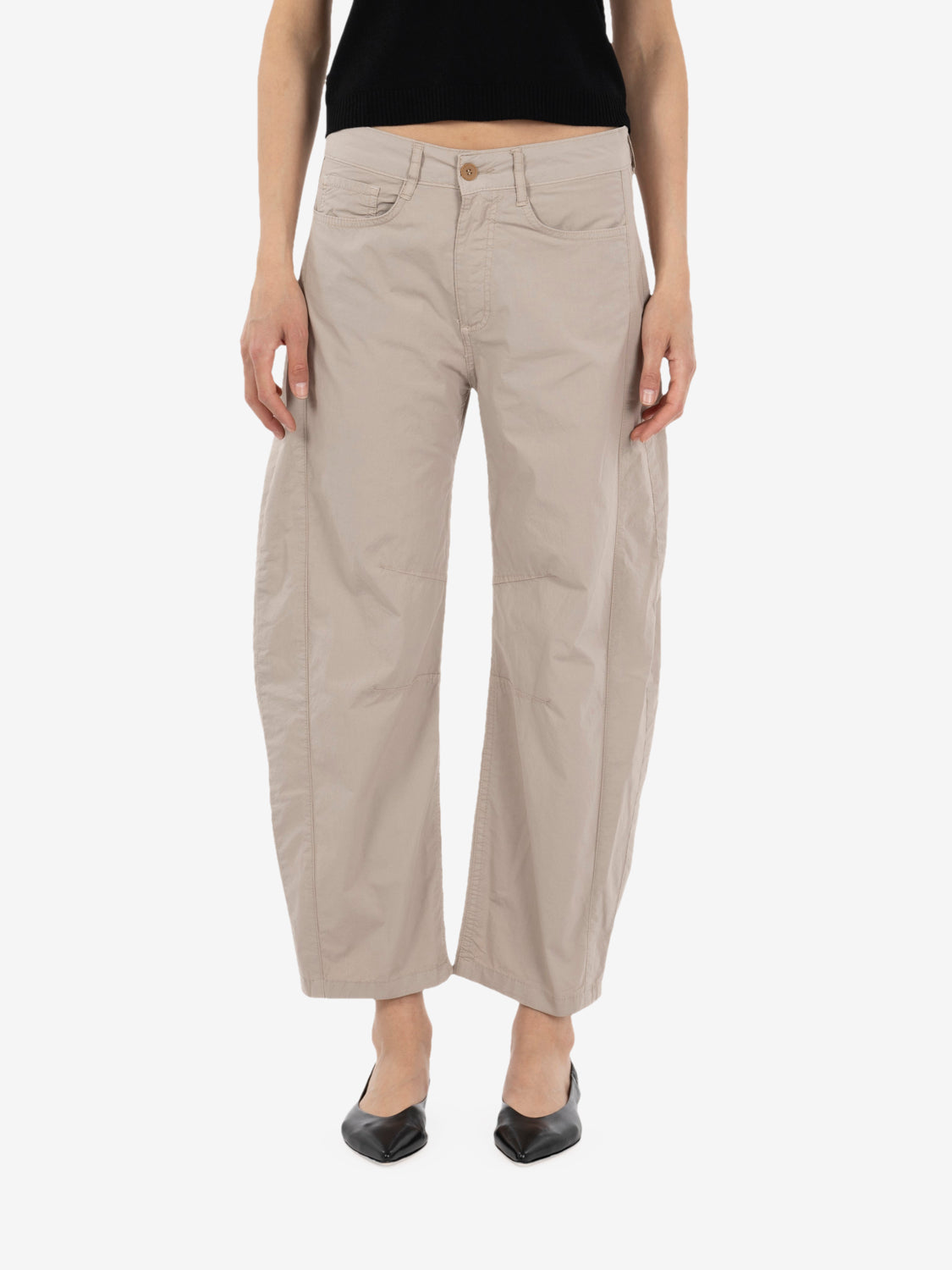 Pantaloni balloon sabbia