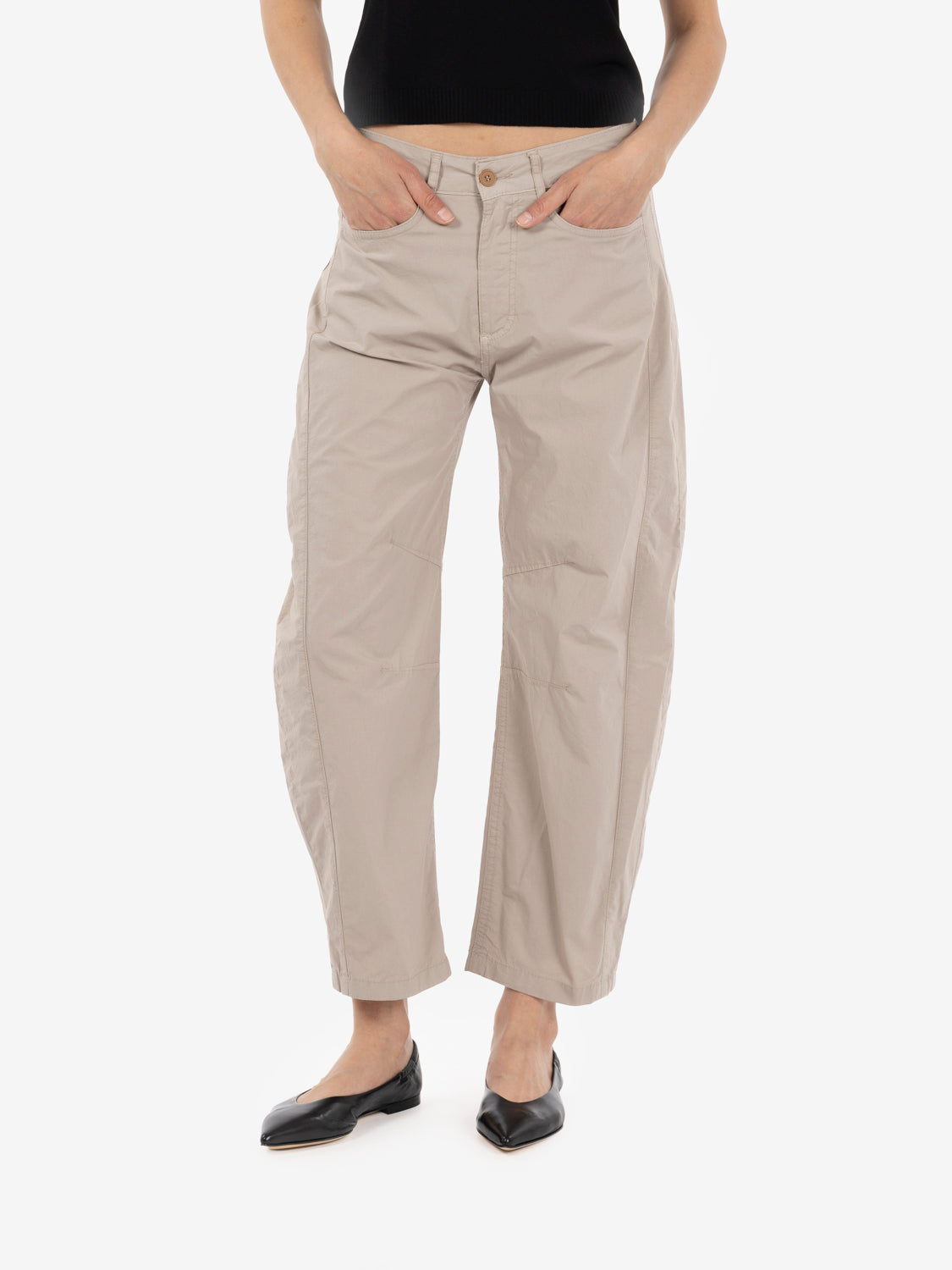 Pantaloni balloon sabbia
