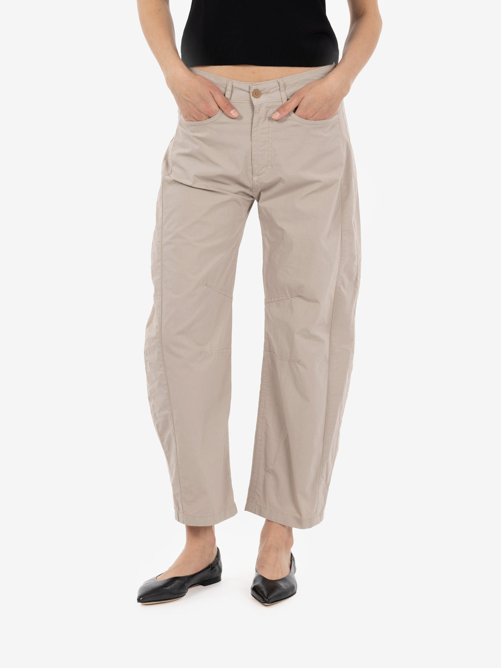 Pantaloni balloon sabbia