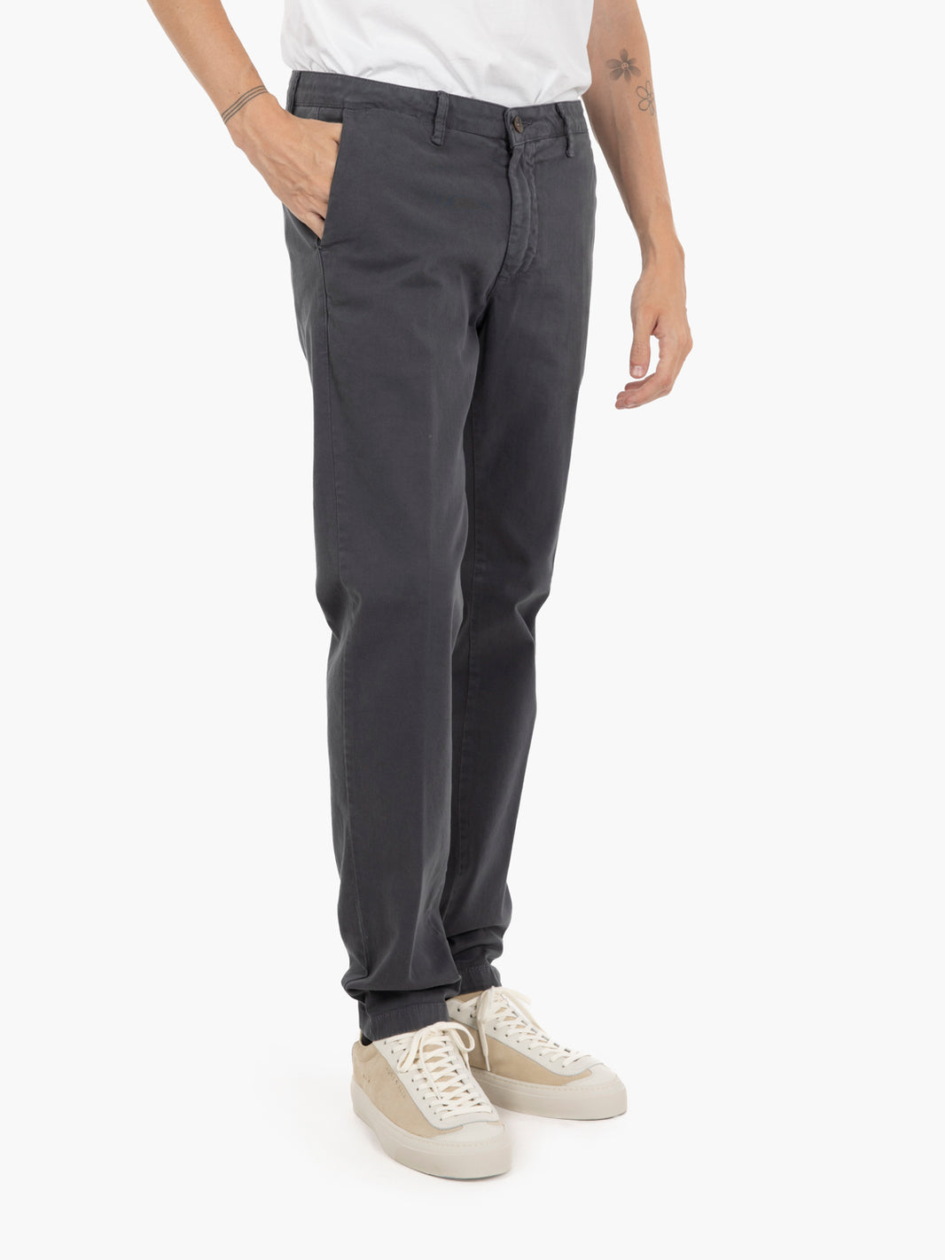 Pantalone chino grigio