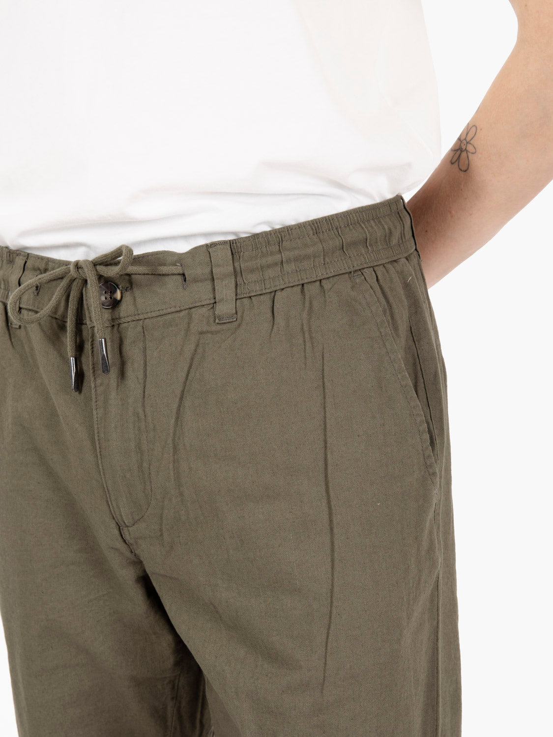Pantalone con coulisse sottobosco