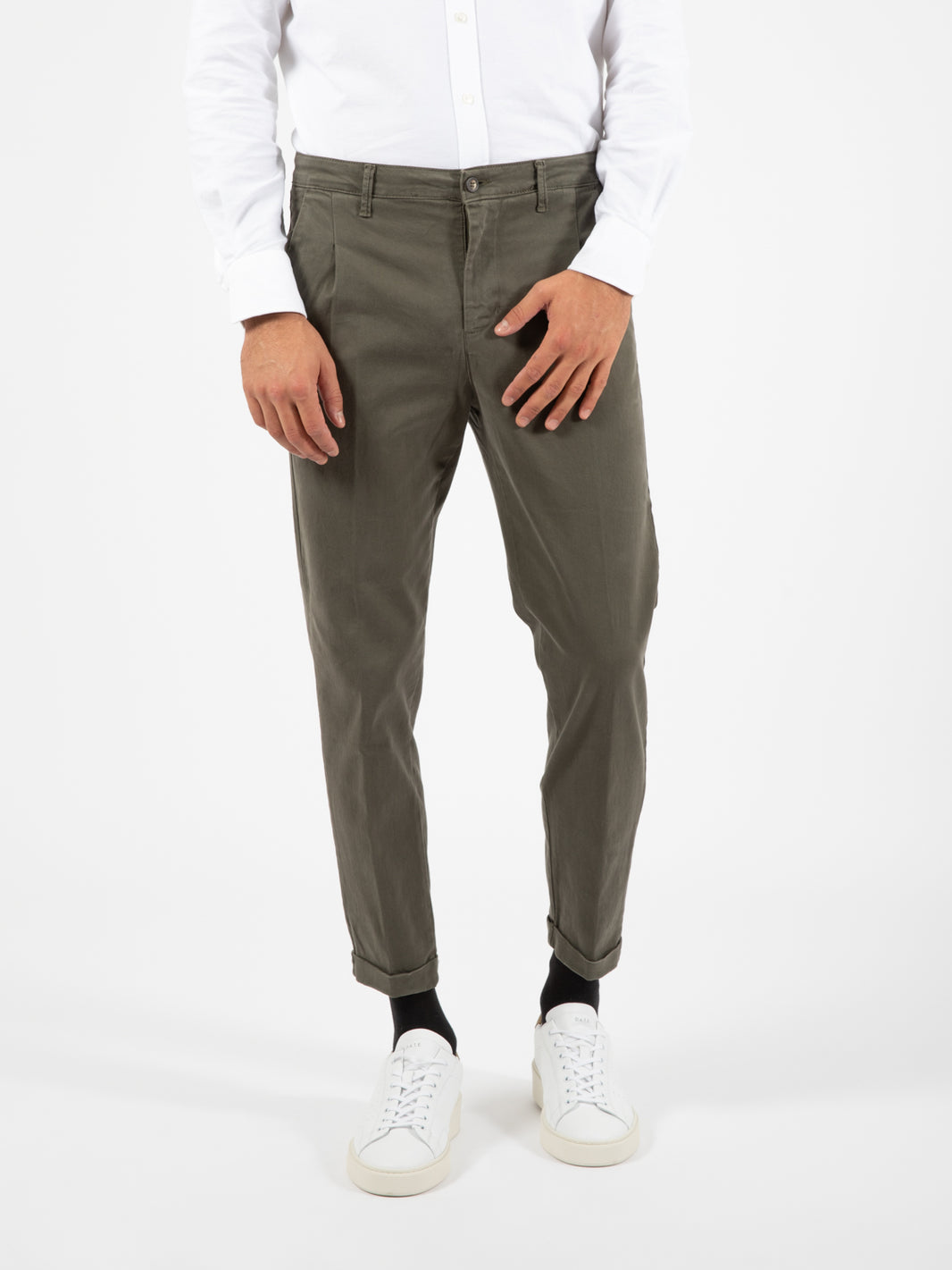 Military gabardine trousers