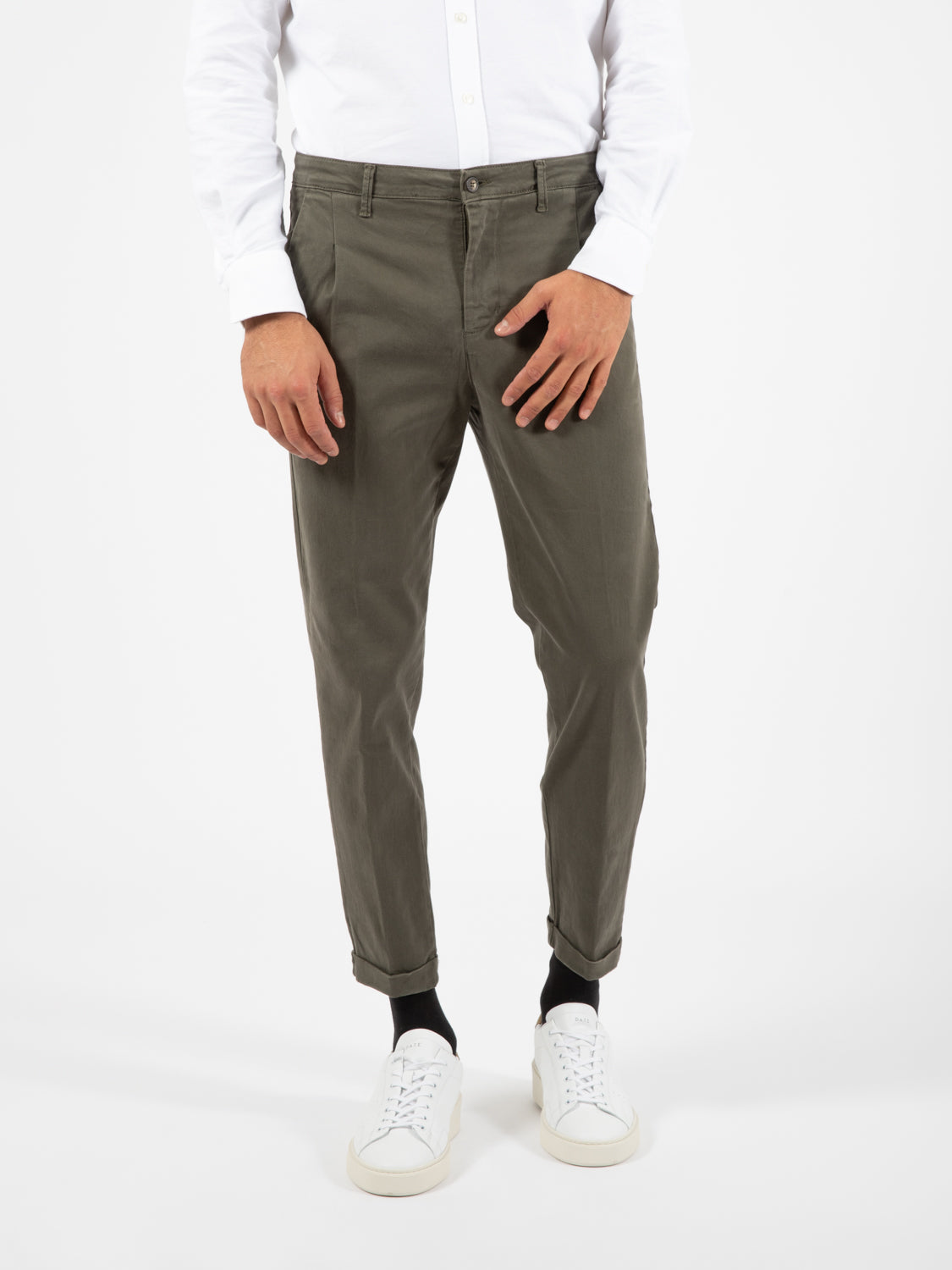 Military gabardine trousers