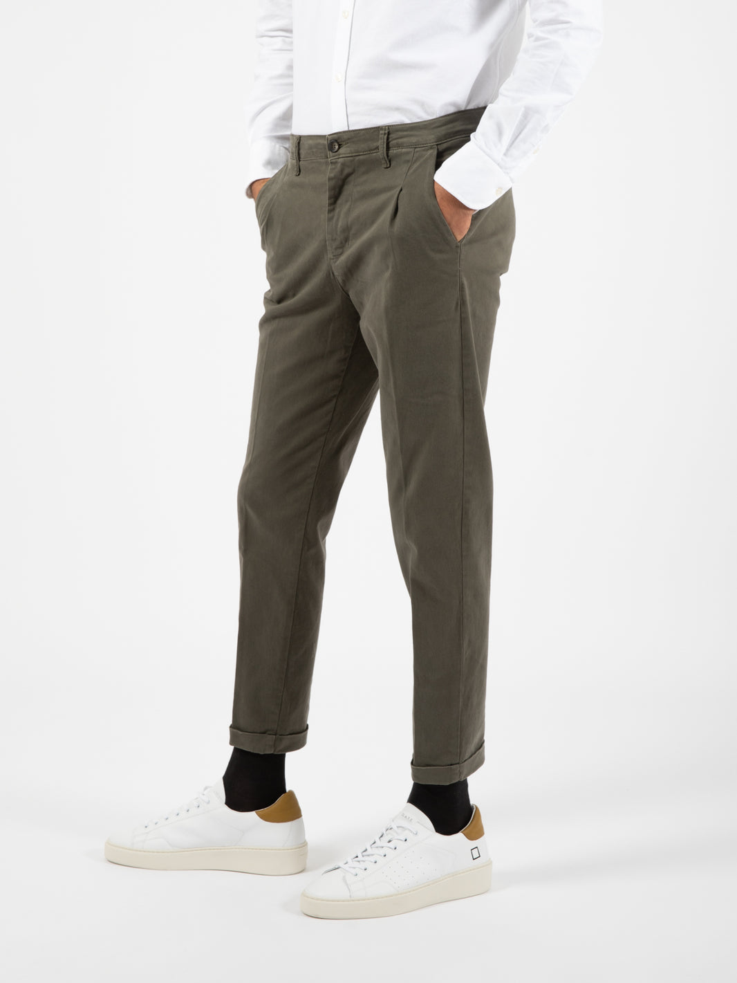 Military gabardine trousers