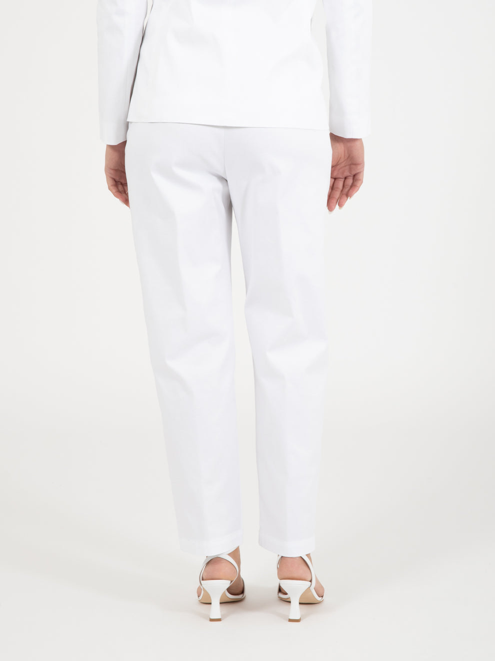White cotton trousers