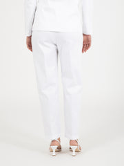 STIMM - Pantalone in cotone bianco