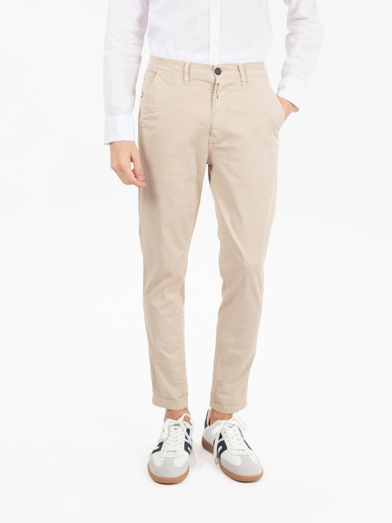 STIMM - Pantalone in twill sabbia