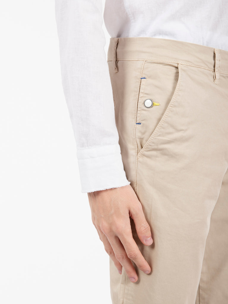 STIMM - Pantalone in twill sabbia