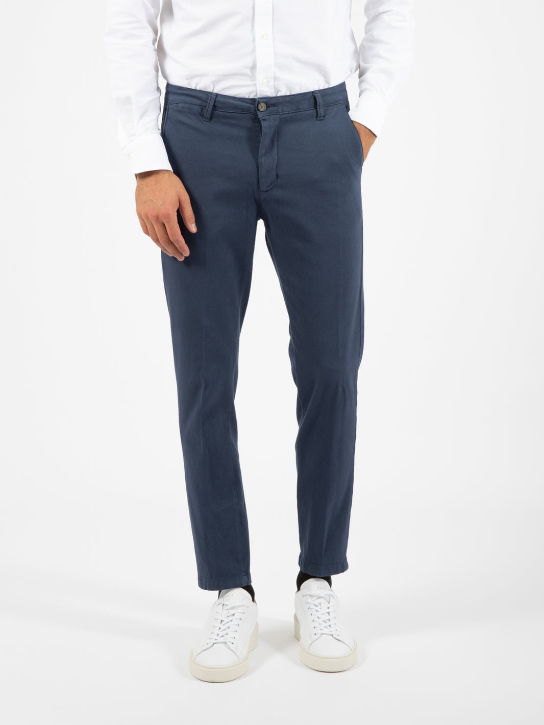 Pantalone operato navy
