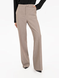 Beige palazzo pants