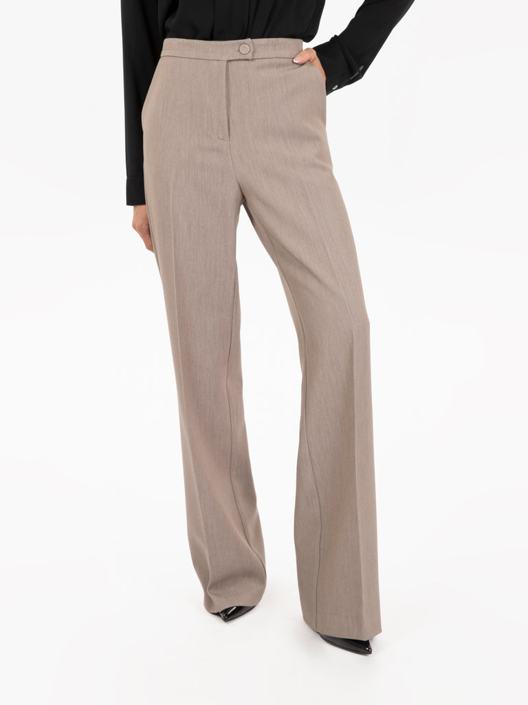 STIMM - Pantalone palazzo beige