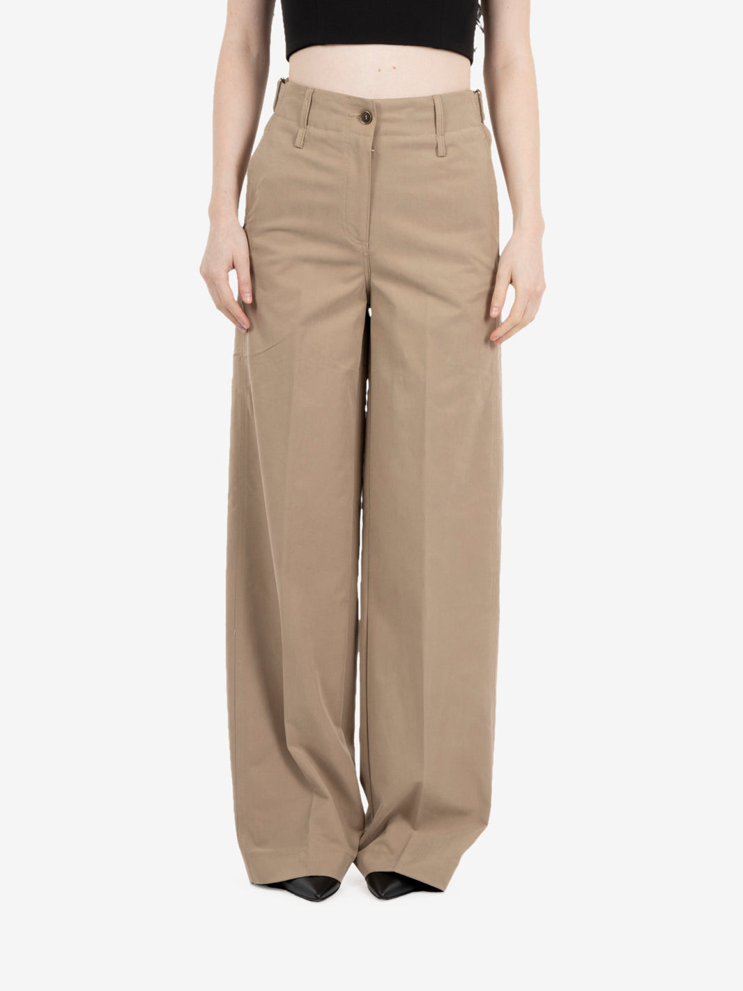 Pantalone palazzo Dubai beige