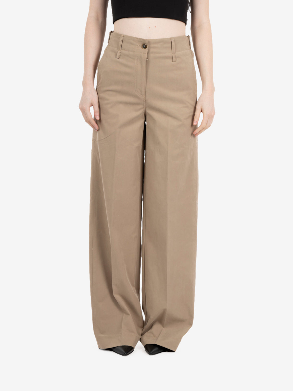 Pantalone palazzo Dubai beige