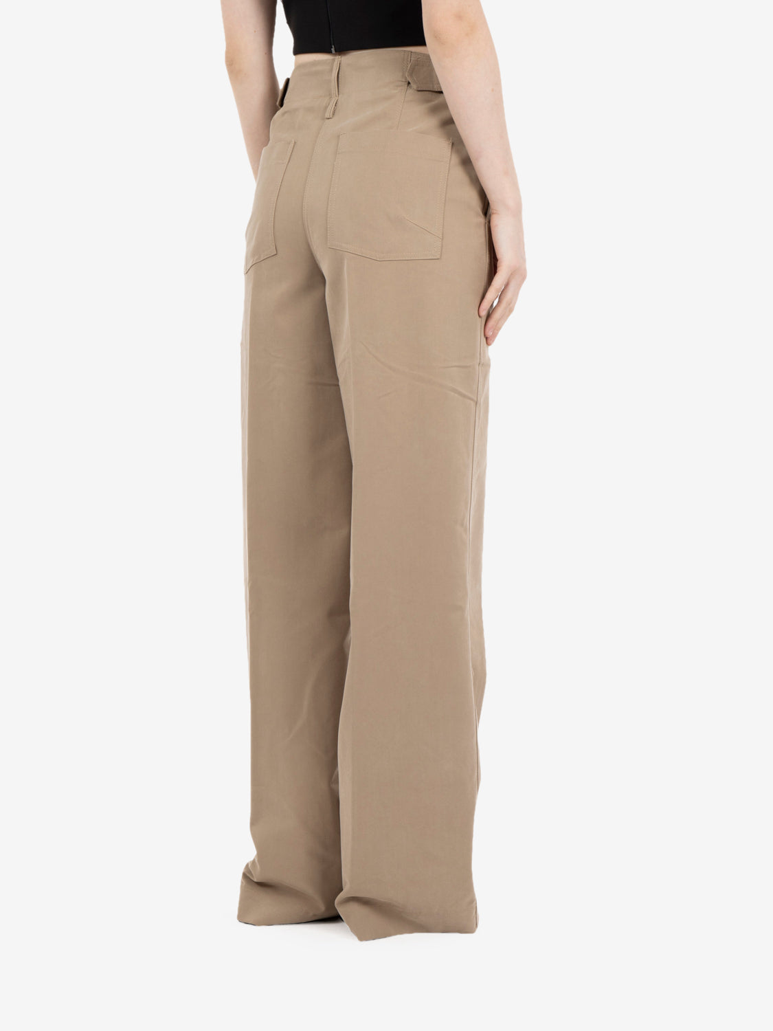Pantalone palazzo Dubai beige