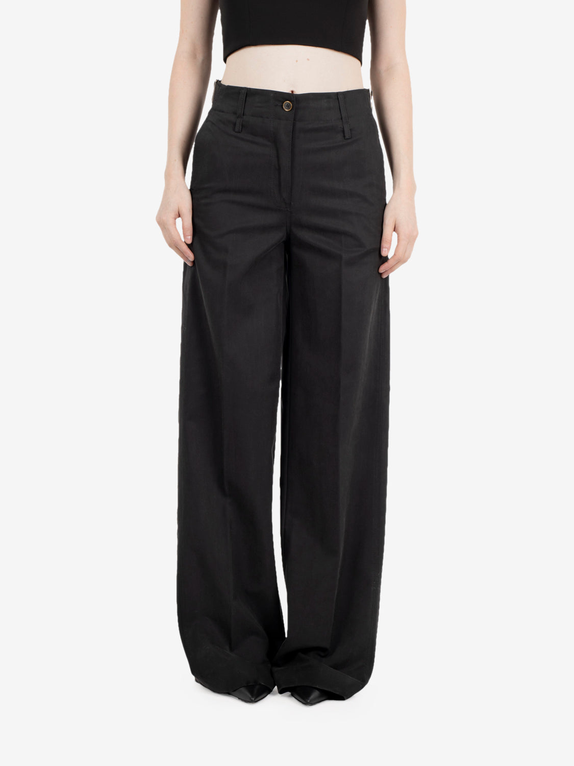 Pantalone palazzo Dubai nero