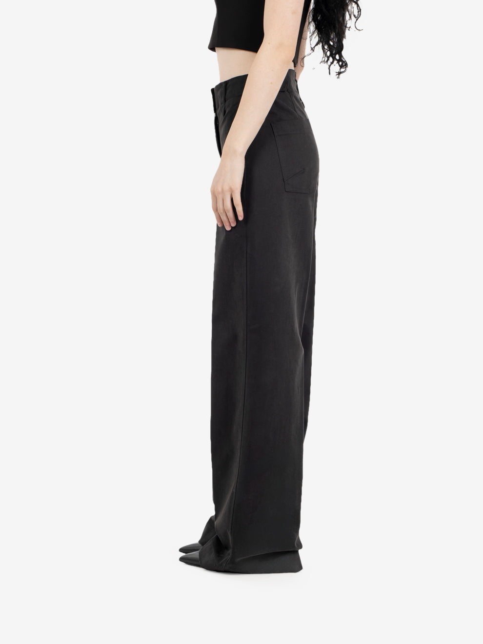 Pantalone palazzo Dubai nero